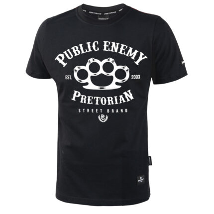 "Public Enemy" Pretorian póló- fekete