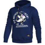 Pretorian kapucnis pulóver "Run Motherf*:) Ker!" - navy