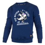 Pretorian környakú pulóver "Run Motherf*:) Ker!" - navy