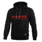 Pretorian kapucnis pulóver "Back to classic" fekete-piros