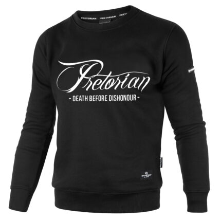 Pretorian pulóver "Death Before Dishonor" fekete