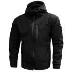 Pretorian Softshell "No logó" kabát - fekete