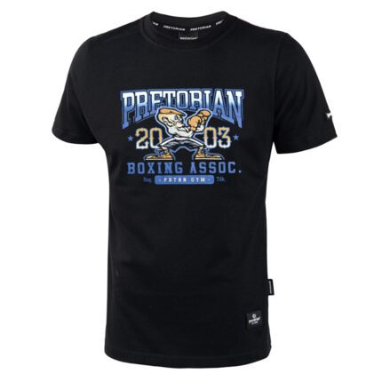 Pretorian póló "Boxing Assoc." - Fekete