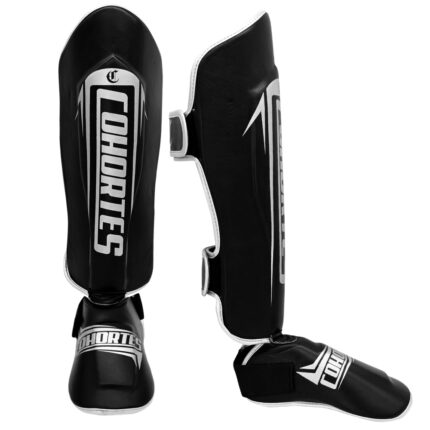 Cohortes bőr "Argenti Armis" lábszárvédő