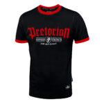 Pretorian Póló "Honour and Strength"- fekete- piros